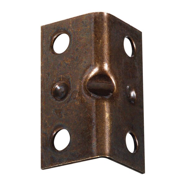 National Hardware National Hardware 1.5 in. H X 0.75 in. W X 0.04 in. D Antique Brass Steel Inside Corner Brace N226-282 - main